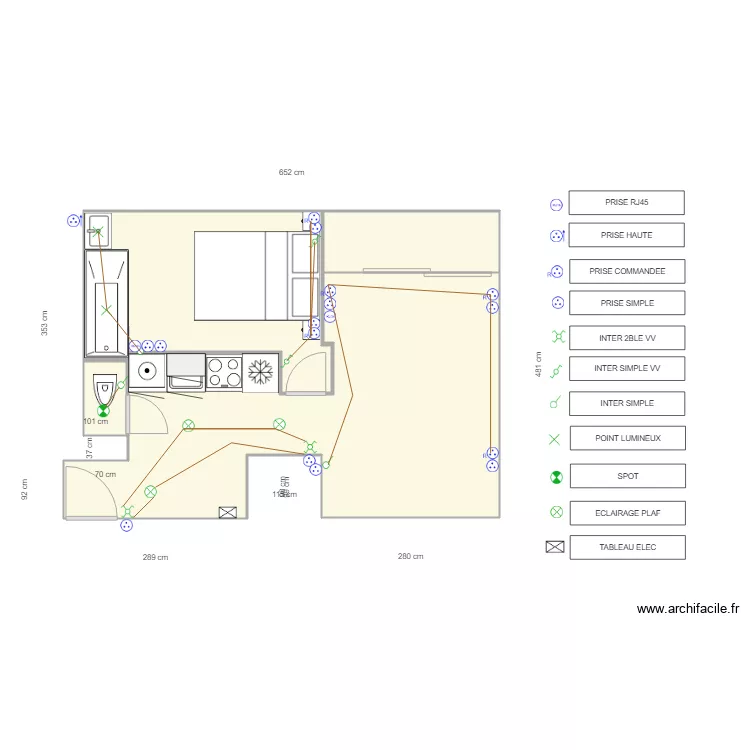 LAUREN 1A. Plan de 