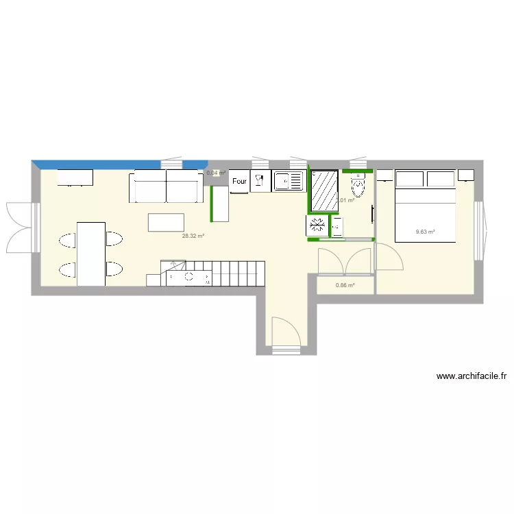 RDC Valberg. Plan de RDC Valberg. Plan de