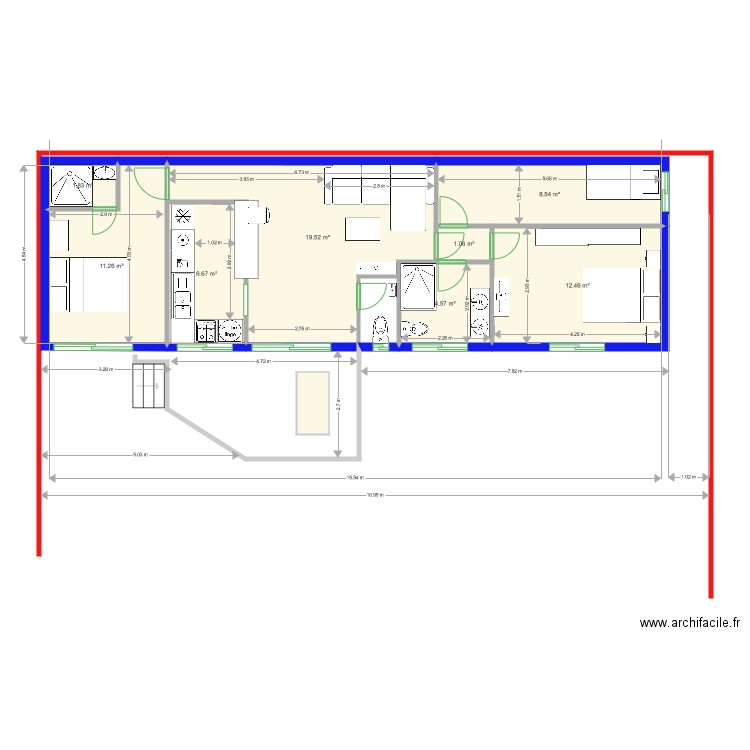 elena 5. Plan de 0 pièce et 0 m2