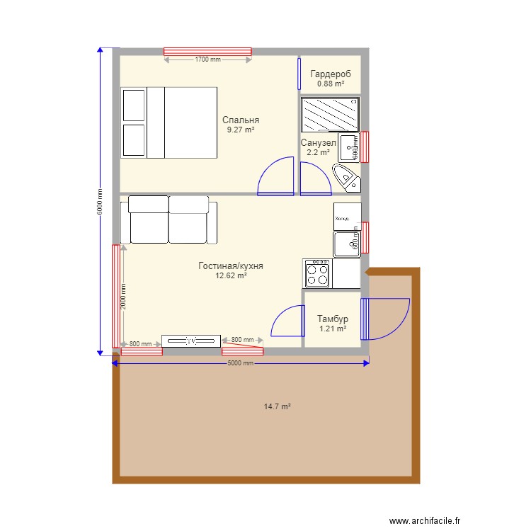 glamping 04 03. Plan de 0 pièce et 0 m2