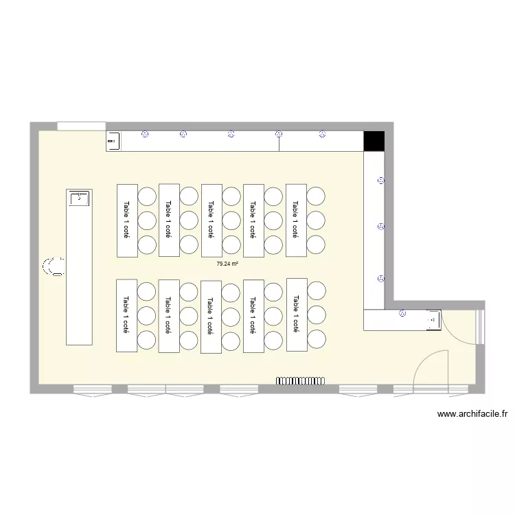 Salle de classe. Plan de Salle de classe. Plan de