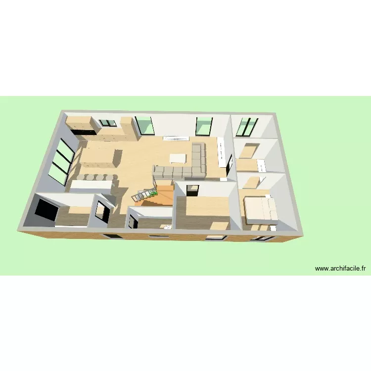 Plan. Plan de 7 Pièces et 119 m² Plan. Plan de 7 Pièces et 119 m²