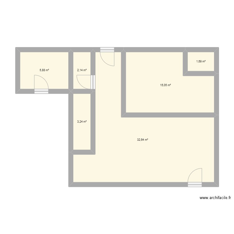 Maison T6 Plein pied. Plan de 0 pièce et 0 m2
