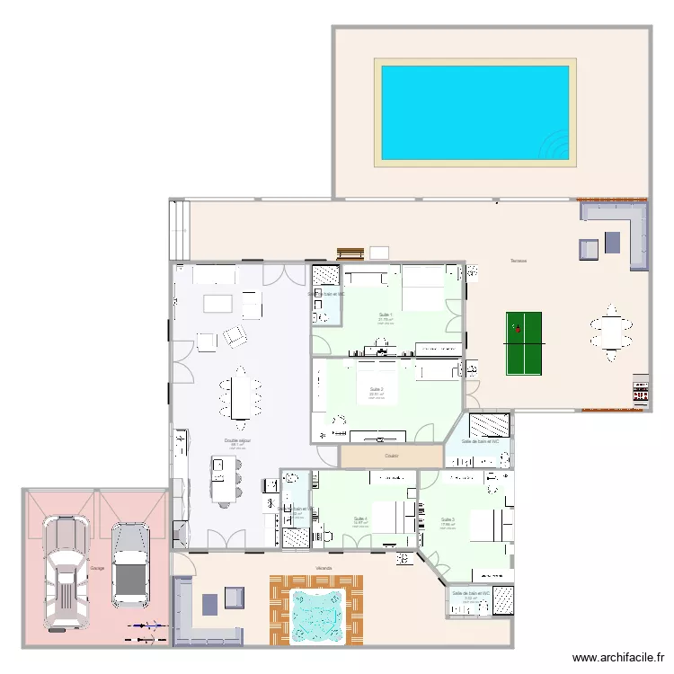 Maison Bambara 2. Plan de Maison Bambara 2. Plan de