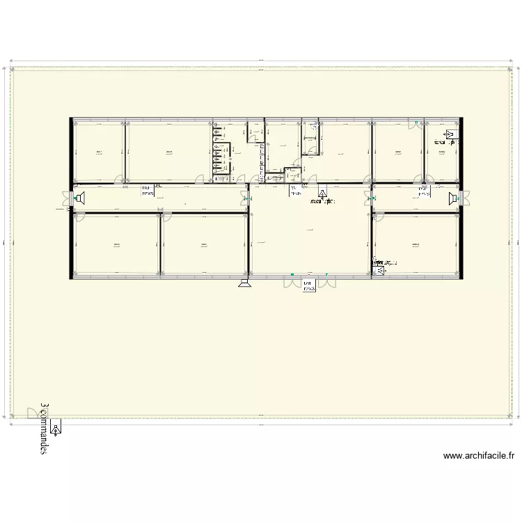 &eacute;cole maternelle archev&ecirc;que. Plan de 