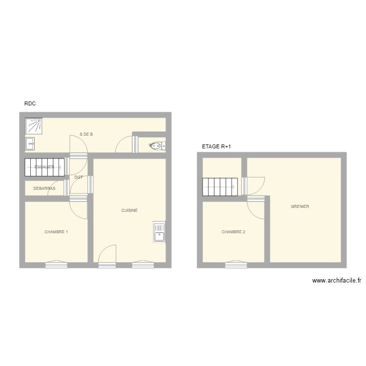 BARRAUD. Plan de 0 pièce et 0 m2