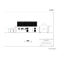 plan de facade sud avant travaux PCMI5