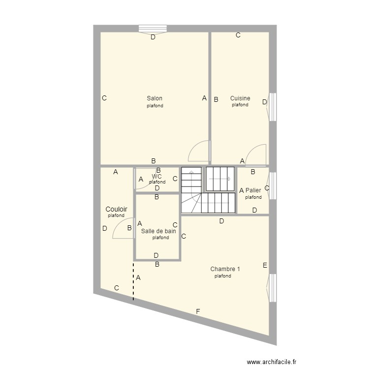appart 2 1er etage. Plan de 0 pièce et 0 m2