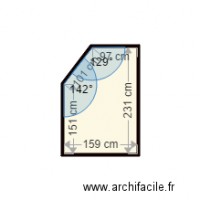 LE MESTE COTE PAROI DE DOUCHE 