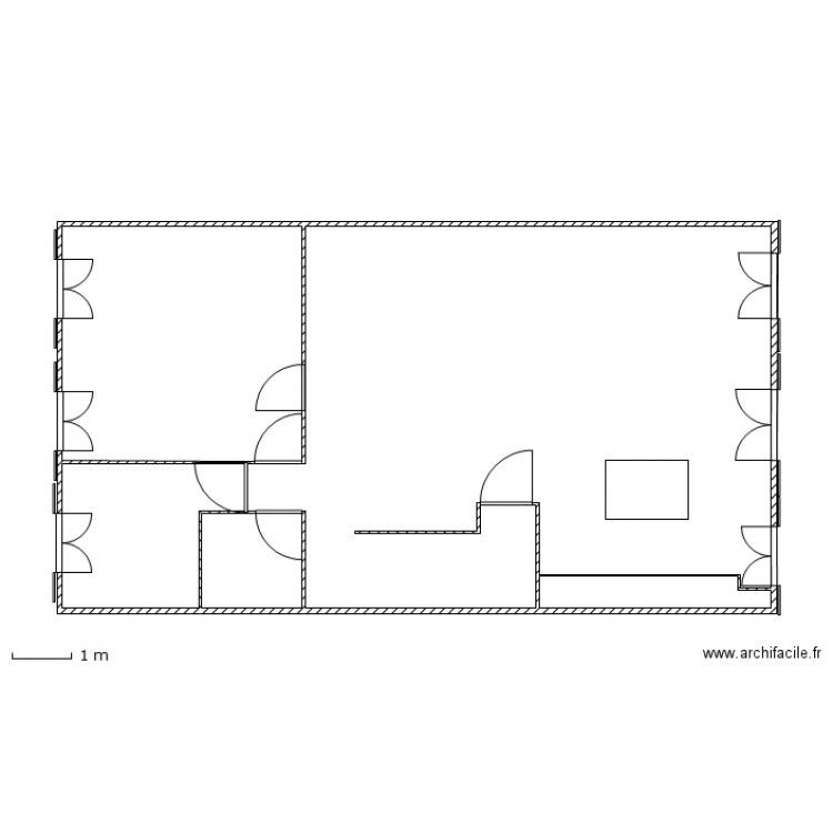 labry existant 1er. Plan de 0 pièce et 0 m2