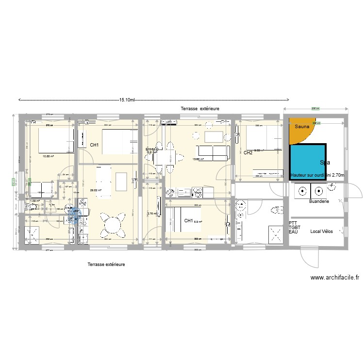 Pe Sec Rdc 3 T2. Plan de 0 pièce et 0 m2