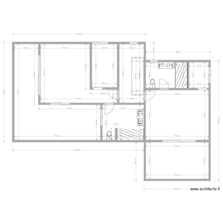 Etage Bresil. Plan de 0 pièce et 0 m2