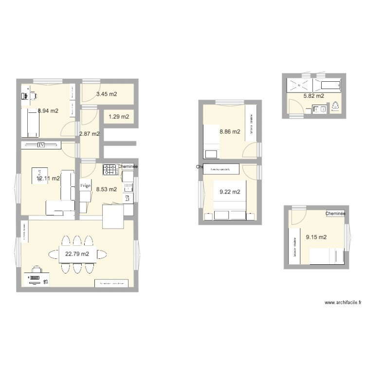 essai. Plan de 0 pièce et 0 m2