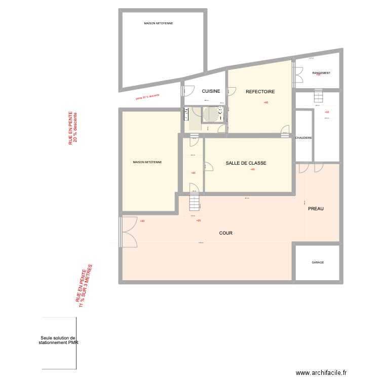 ecole autichamp apres travaux ok. Plan de 0 pièce et 0 m2