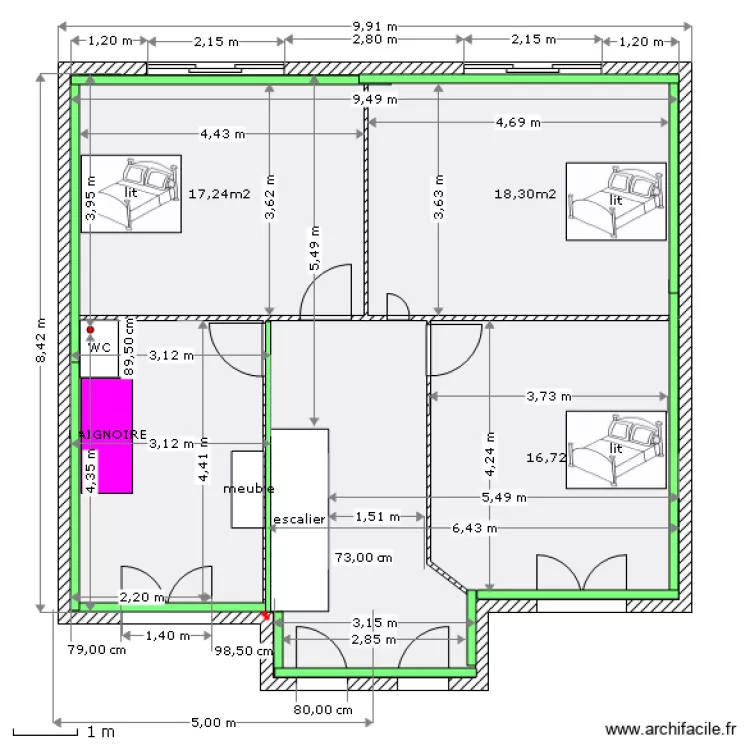 INT 1ER ETAGE 01-01. Plan de 