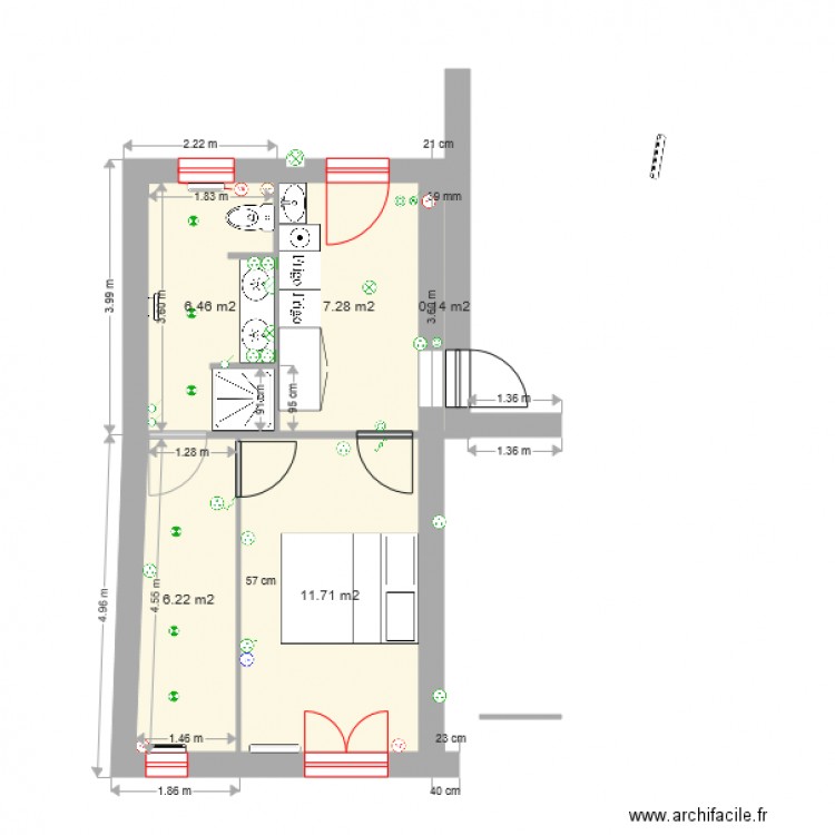 Extension 2. Plan de 0 pièce et 0 m2