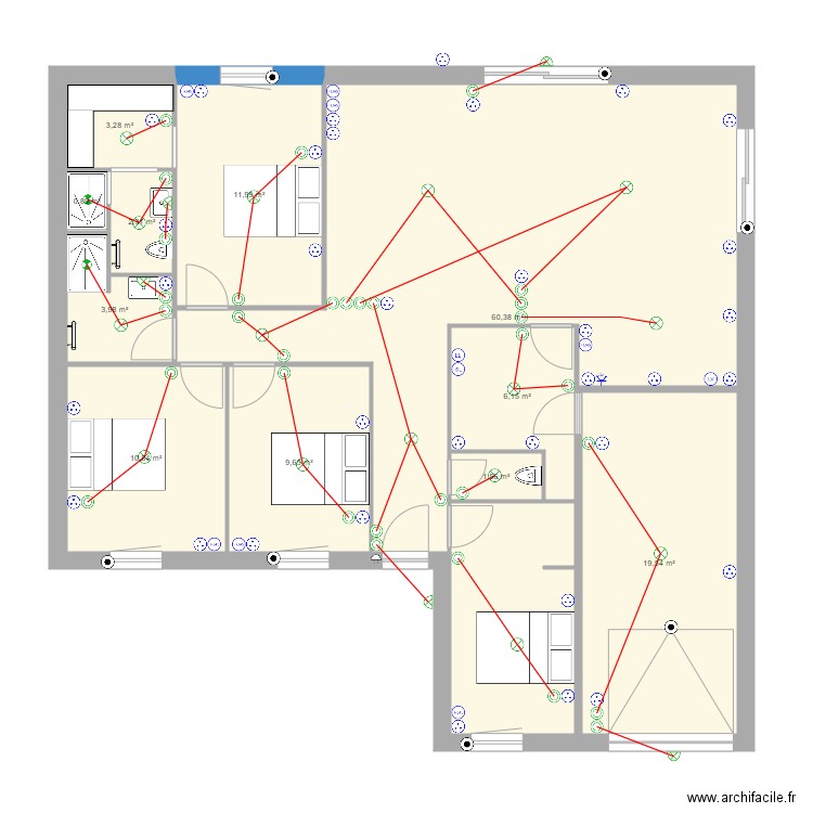 Branchereau elec. Plan de 0 pièce et 0 m2