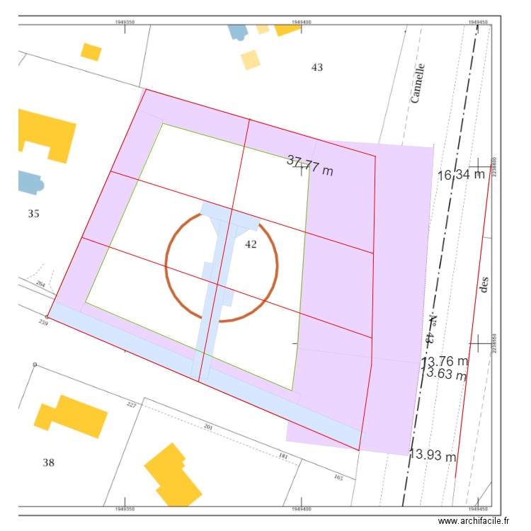 ROCBARON. Plan de 0 pièce et 0 m2