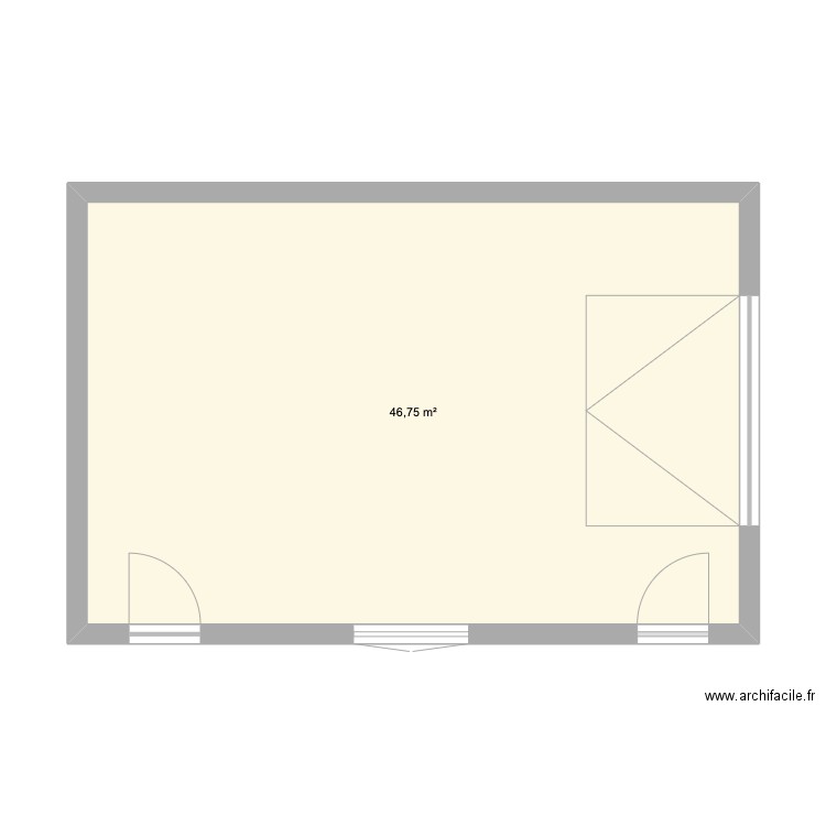 Garage. Plan de 0 pièce et 0 m2