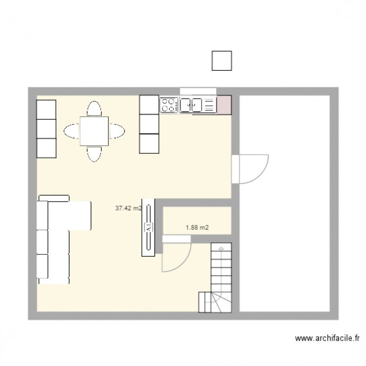 Maison Sésame. Plan de 0 pièce et 0 m2