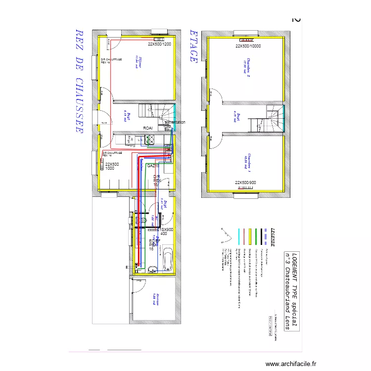 3 chateaubriand lens aae chauffage sanitaire. Plan de 