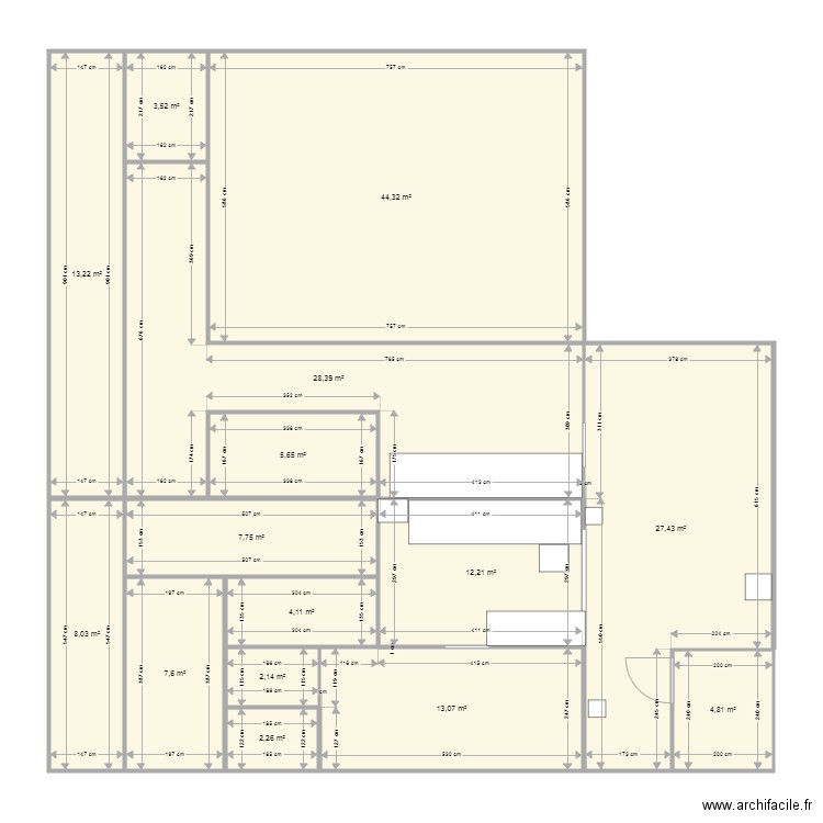 cuisine 1. Plan de 0 pièce et 0 m2