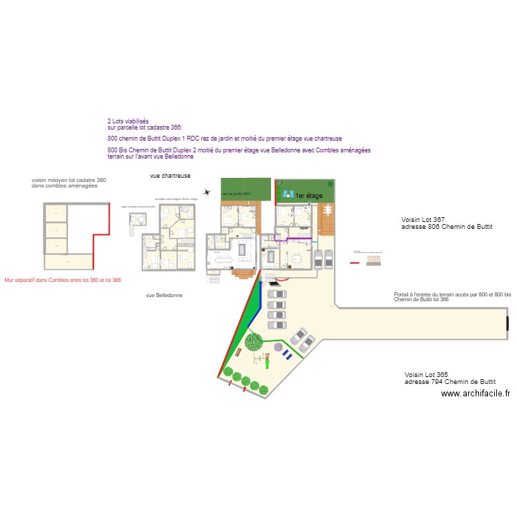 MAISON st ismier PLANS PROJET ok février 2019. Plan de 0 pièce et 0 m2