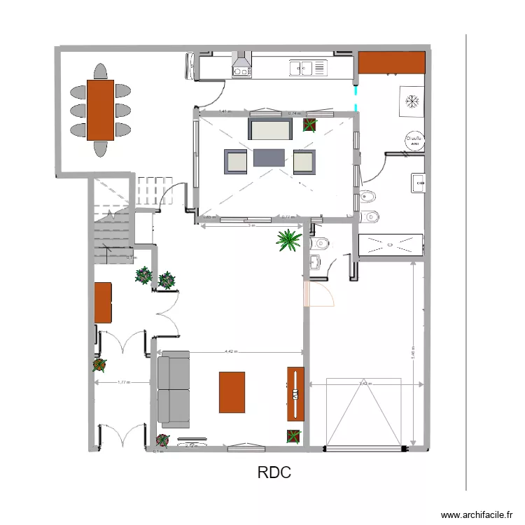 casa espagne. Plan de 