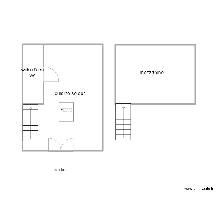 papillaud. Plan de 0 pièce et 0 m2