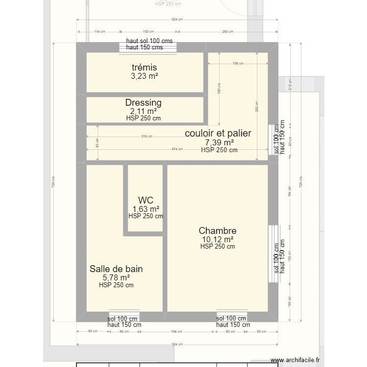 STELLA VERDUN 6 étage. Plan de 12 pièces et 131 m2