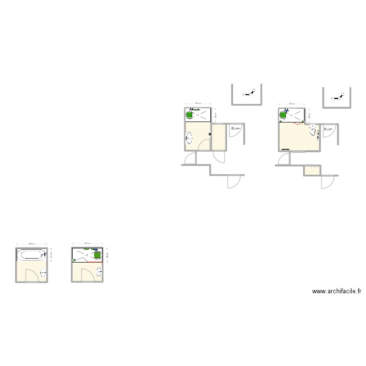 m mothe. Plan de 6 pièces et 20 m2