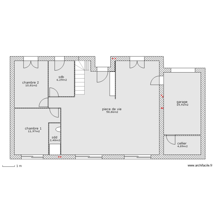 Plan. Plan de 0 pièce et 0 m2