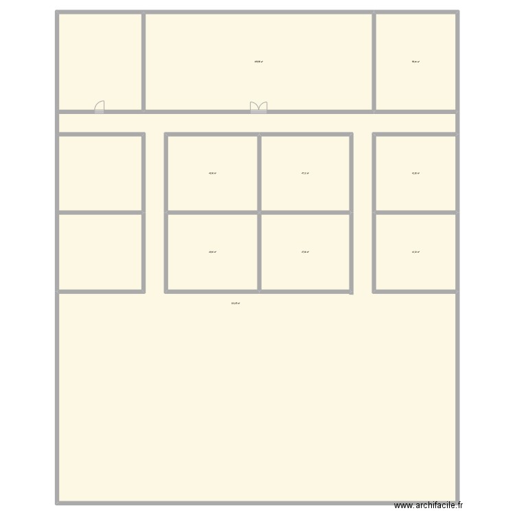 Collège idéal (espagnol). Plan de 9 pièces et 1533 m2