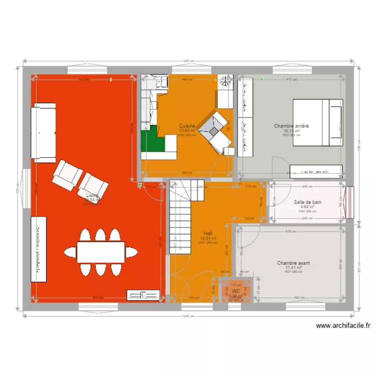 Notre habitation. Plan de 