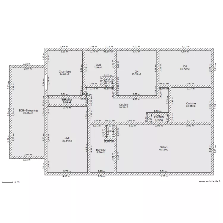 castagnac projet rdc. Plan de castagnac projet rdc. Plan de