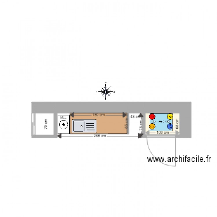 Buanderie CHAUFFOUR. Plan de 0 pièce et 0 m2