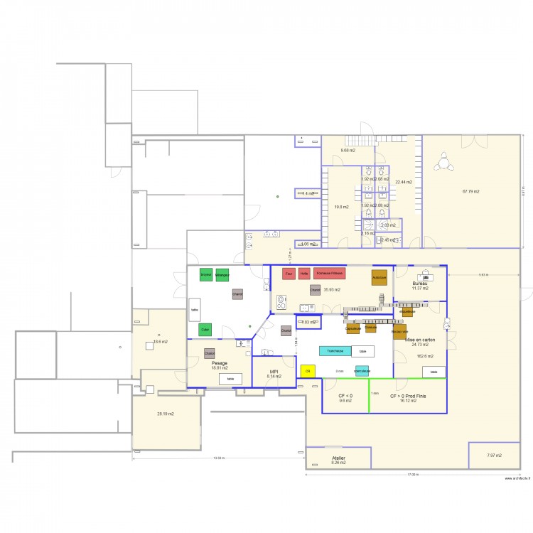 oct ER. Plan de 0 pièce et 0 m2