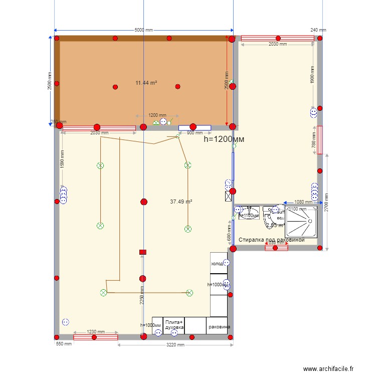 Klin 3m svai. Plan de 0 pièce et 0 m2