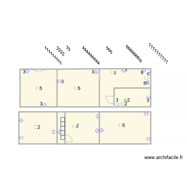 route de Moircy. Plan de 