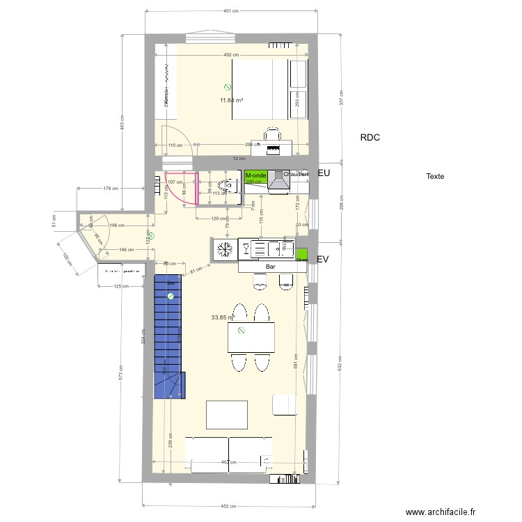 93310 premier wc chambre frigocloison. Plan de 0 pièce et 0 m2