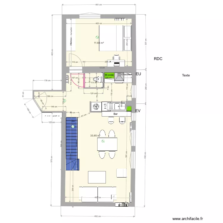 93310 premier wc chambre frigocloison. Plan de 