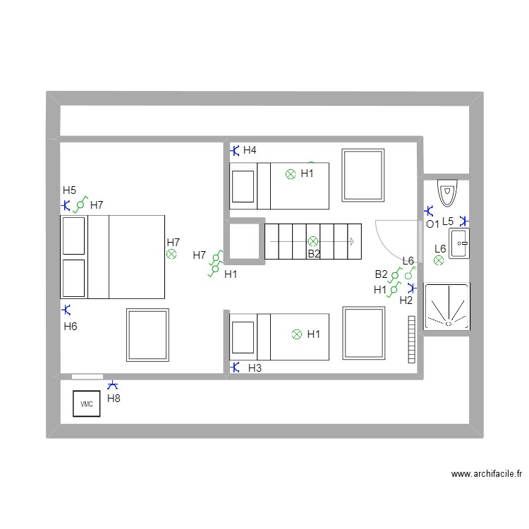 SOHIER  grenier celine et pa. Plan de 0 pièce et 0 m2