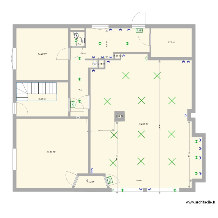 boucherie 2. Plan de 0 pièce et 0 m2