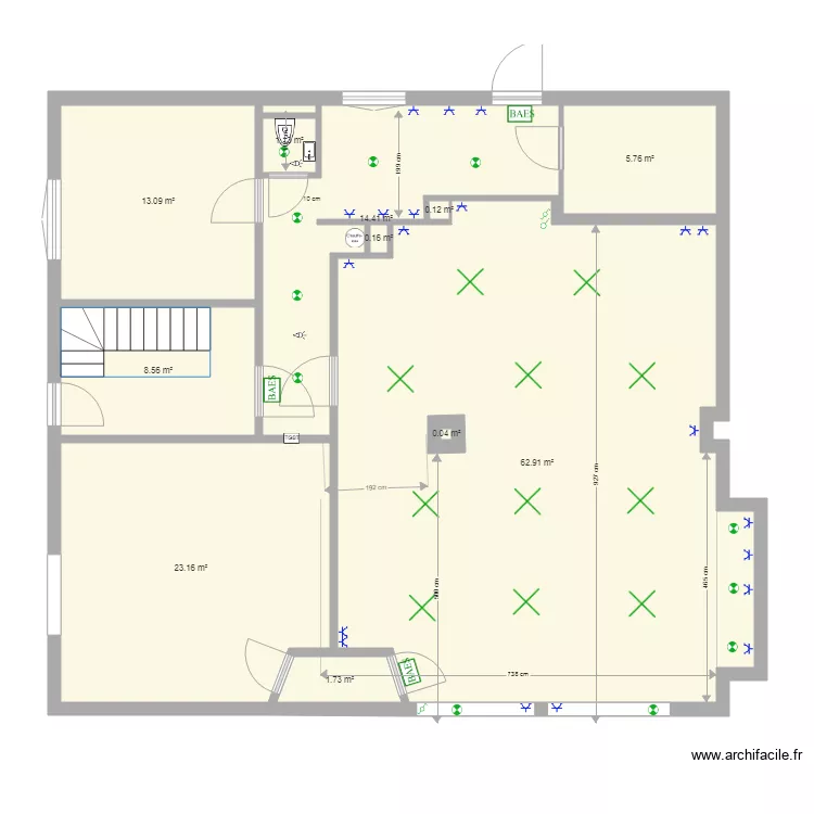 boucherie 2. Plan de 