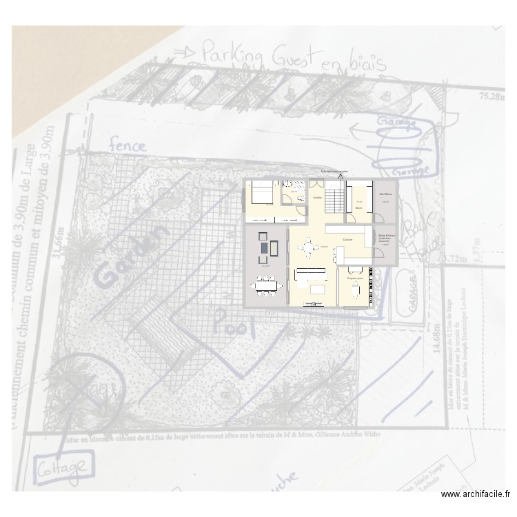 Plan Moune Grand Gaube. Plan de 0 pièce et 0 m2