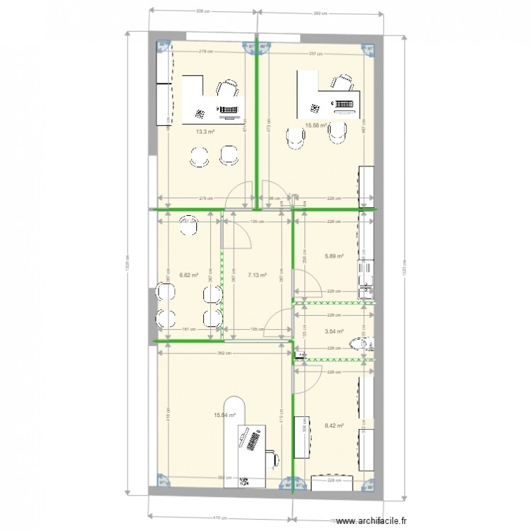 Commerces Nord v6. Plan de 0 pièce et 0 m2