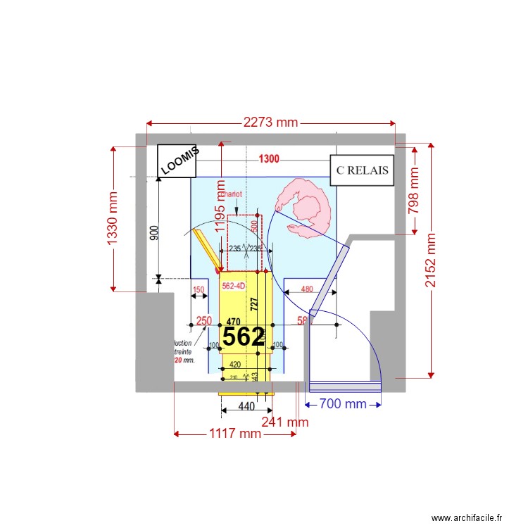 PLAN DE MASSE EXISTANT 562 ST JUST . Plan de 0 pièce et 0 m2