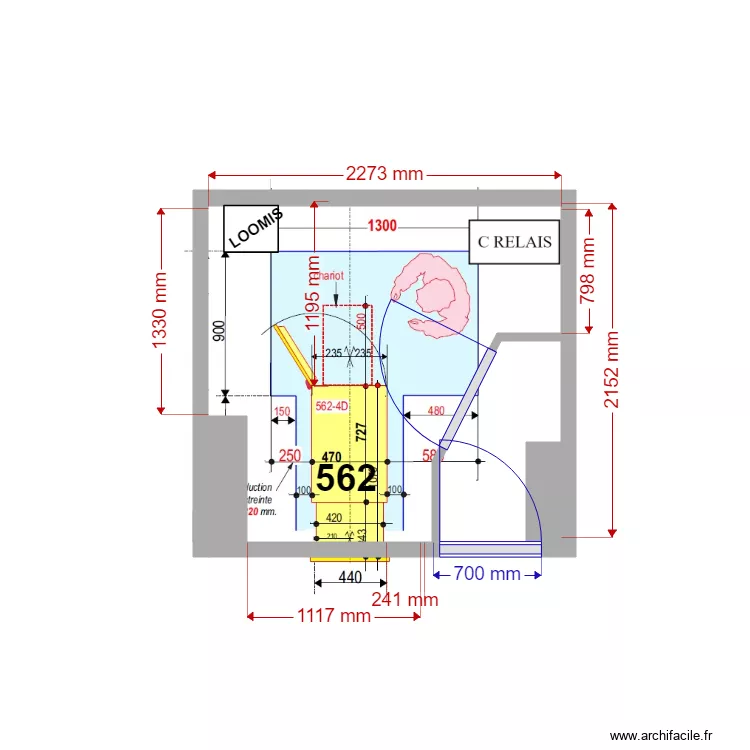 PLAN DE MASSE EXISTANT 562 ST JUST . Plan de 