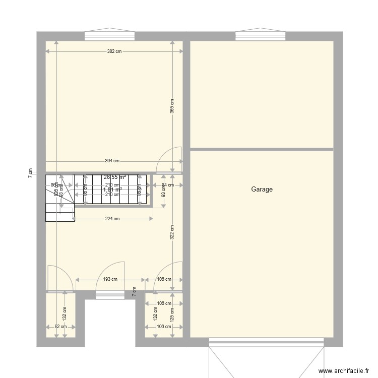 rez de chaussee lim. Plan de 0 pièce et 0 m2