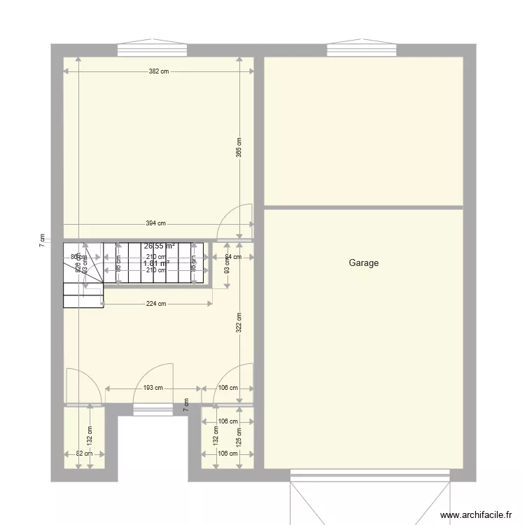 rez de chaussee lim. Plan de 